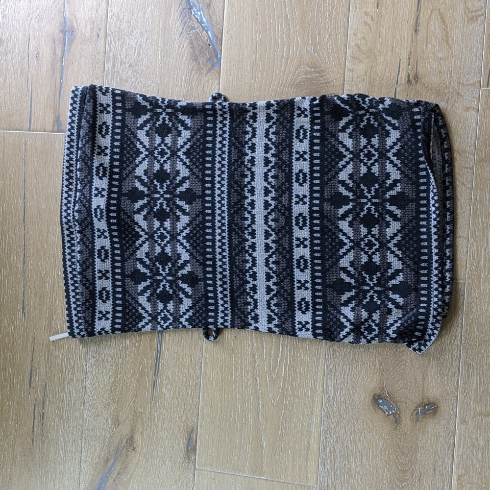 Fairisle strapless top size medium